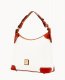 Dooney Pebble Grain Hobo White ID-9lpgrxSA