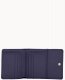 Dooney Pebble Grain Small Flap Credit Card Wallet Midnight Blue ID-PDknlEyb