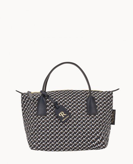 Dooney Roberta Pieri Tatami Classic Mini Robertina Tote Midnight Blue ID-SVgeErNl - Click Image to Close