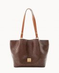 Dooney Ostrich Small Flynn Brown Tmoro ID-lM1txXcp