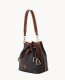 Dooney Pebble Grain Drawstring Black ID-yWwATsYX