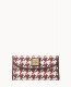 Dooney Houndstooth Continental Clutch Brick ID-uIfvQKcO