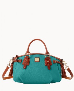 Dooney Pebble Grain Medium Mail Satchel Spearmint ID-SlSsrrbm