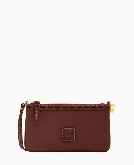 Dooney Florentine Large Slim Wristlet Chestnut ID-x6R6RXEm - Click Image to Close