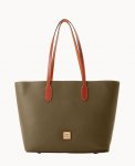 Dooney Pebble Grain Large Tote Olive ID-7xyb8iyf