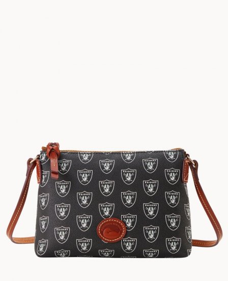 Dooney NFL Raiders Crossbody Pouchette Raiders ID-ptemvAcH - Click Image to Close