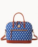 Dooney MLB Cubs Domed Zip Satchel CUBS ID-yPQNSNqZ