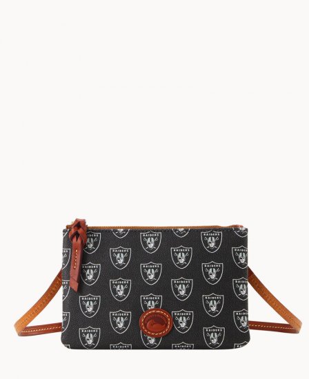 Dooney NFL Raiders Top Zip Crossbody Raiders ID-VoceZbvM - Click Image to Close