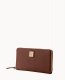 Dooney Saffiano Large Zip Around Wristlet Amber ID-ZPdGs9aK