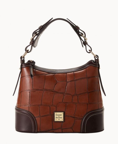 Dooney Denison Hobo Cognac ID-nEqCWaO4 - Click Image to Close