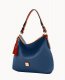 Dooney Pebble Grain Twist Strap Hobo Jeans ID-TSRuiv1F