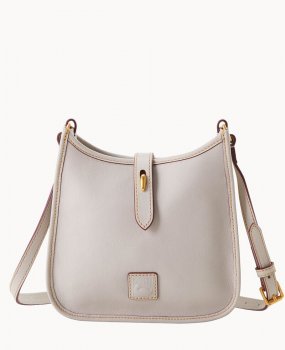 Dooney Florentine Small Messenger Ecru ID-fiTb0cBm