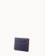 Dooney Pebble Grain Business Card Case Midnight Blue ID-eQunUh02