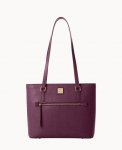 Dooney Saffiano Shopper Plum Wine ID-c18GkktX