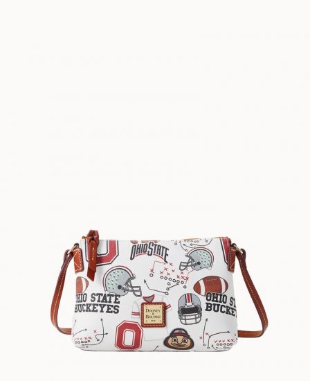 Dooney Collegiate Ohio State Crossbody Pouchette OHIO STATE ID-IxuKzrQx - Click Image to Close