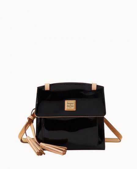 Dooney Patent Crossbody Black ID-sTDnWH7r - Click Image to Close