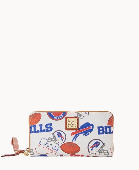 Dooney NFL Bills Large Zip Around Wristlet Bills ID-nOQiexT7 - Click Image to Close