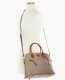 Dooney Pebble Grain Large Domed Satchel Taupe ID-S1pRTUCT