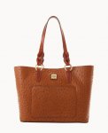 Dooney Ostrich Tammy Tote Caramel ID-8GKfSjqy