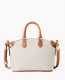 Dooney All Weather Leather 3.0 Domed Satchel 30 Vanilla ID-0qHMwaRR