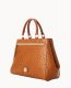 Dooney Ostrich Zip Satchel Caramel ID-OZy2RW5A