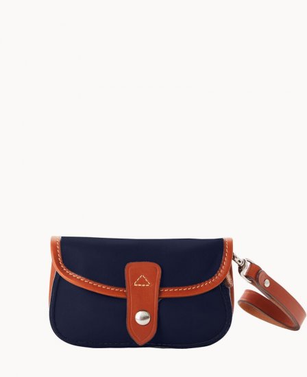 Dooney Oncour Elba Flap Wristlet Ocean ID-xiw4DswA - Click Image to Close