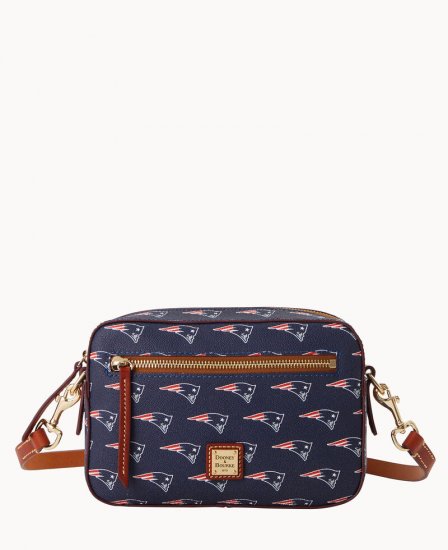 Dooney NFL Patriots Camera Zip Crossbody PATRIOTS ID-rJ5zTPLK - Click Image to Close