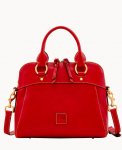 Dooney Florentine Cameron Satchel Red ID-4LKd4UL3