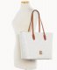 Dooney Ostrich Large Tote Bone ID-NUsOi2M5