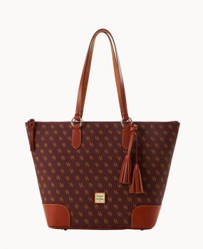 Dooney Gretta Career Tote Bordeaux ID-6gLQTFmC