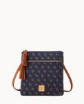 Dooney Gretta Double Zip Tassel Crossbody Navy ID-zaJd2mMa