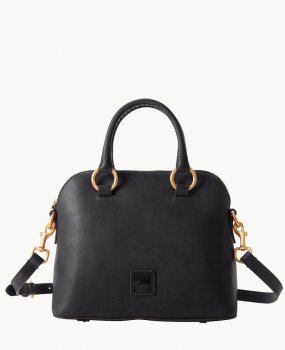 Dooney Florentine Domed Satchel Black Black ID-xZr3JJhk