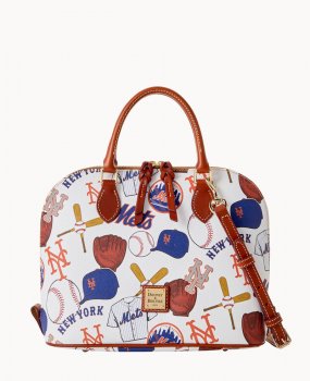 Dooney MLB Mets Zip Zip Satchel METS ID-lAuar5X2