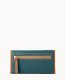 Dooney Pebble Grain Continental Clutch Teal ID-b9NCIErx