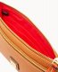 Dooney Pebble Grain Double Zip Wristlet Caramel ID-MCYMH10N