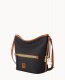 Dooney Pebble Grain Zip Sac Black ID-xzHwcNTY