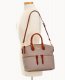 Dooney Dillen Double Pocket Satchel Taupe ID-3CucfGog