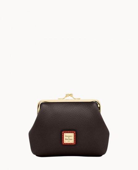 Dooney Pebble Grain Large Frame Purse Black ID-MCyTQvJL - Click Image to Close