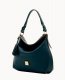 Dooney Pebble Grain Twist Strap Hobo Black Black ID-MPmy6x8n