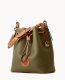 Dooney All Weather Leather 3.0 Drawstring 25 Green ID-rap0bhOl