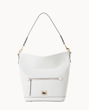 Dooney Camden Woven Hobo White ID-2126x3Zl