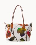 Dooney Roberta Pieri Flower Classic Sm Robertina Tote w Long Handle White ID-MtEHkczA