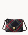 Dooney Tartan Crossbody Pouchette Black ID-4ReDtnRZ