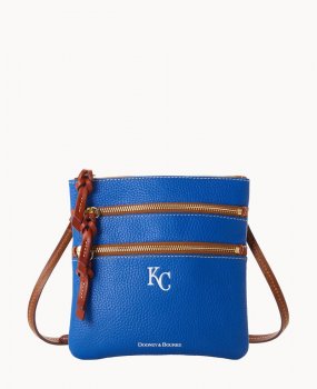 Dooney MLB Royals N S Triple Zip Crossbody ROYALS ID-3zoiXsPL