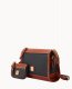 Dooney Pebble Grain Zip Crossbody With Small Coin Case Black ID-aYNflYRJ