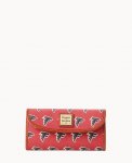 Dooney NFL Falcons Continental Clutch FALCONS ID-A36xv40p