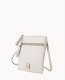 Dooney Saffiano Double Zip Tassel Crossbody Ecru ID-0neKpALo