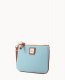 Dooney Pebble Grain Stadium Wristlet Pale Blue ID-ZOftlxZb