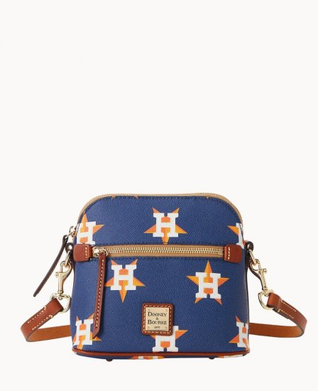 Dooney MLB Astros Domed Crossbody Astros ID-YE8OesTt - Click Image to Close