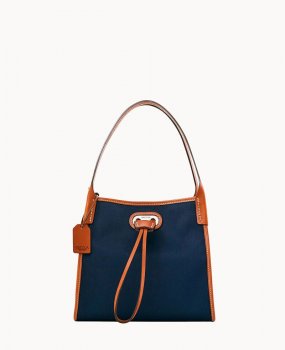 Dooney Oncour Cabriolet Mini Full Up Navy ID-45RQszeB